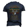 Best Buckin Dad Ever Deer Hunting Bucking Fathers Day Mens Men's 3D T-shirt Back Print Navy Blue