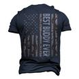 Best Buddy Ever Us American Flag Grandpa Fathers Day Men's 3D T-shirt Back Print Navy Blue