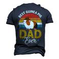 Best Guinea Pig Dad Ever Guinea Pigs Lover Owner Mens Men's 3D T-shirt Back Print Navy Blue