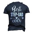 Best Stepdad Ever Fathers Day Present For Stepdad Men Men's 3D T-shirt Back Print Navy Blue