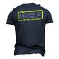 Best Uncle In The World From Niece Nephew Men's 3D T-Shirt Back Print Navy Blue