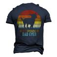 Chihuahua Dog Dad Fathers Day Best Chihuahua Dad Ever Men's 3D T-shirt Back Print Navy Blue