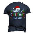 Cute Christmas Squad Xmas Men Women Mom Dad Men's 3D T-Shirt Back Print Navy Blue