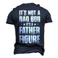 Dad Bod Figure Father Papa Daddy Poppa Stepdad Father´S Day Men's 3D T-Shirt Back Print Navy Blue