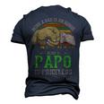 Dad Is Honor Being Papo Priceless Fathers Day Men's 3D T-Shirt Back Print Navy Blue