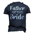 Dad Life Father Of The Bride Wedding Men Men's 3D T-Shirt Back Print Navy Blue