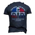 Dad The Man The Myth The Dominican Legend Dominican Republic Men's 3D T-shirt Back Print Navy Blue