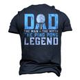 Dad The Man The Myth The Ping Pong Legend Player Sport Men's 3D T-shirt Back Print Navy Blue