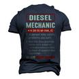Diesel Mechanic Sayings Car Diesel For Dad Auto Garage Men's 3D T-Shirt Back Print Navy Blue