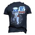 Dont Be A Richard Uncle Sam Patriotic Quote Men's 3D T-Shirt Back Print Navy Blue