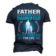 Father And Daughter Best Friend For Life Fathers Day Men's 3D T-Shirt Back Print Navy Blue