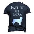 Father Of Dogs s For Dog Daddy Fathers Day Men's 3D T-Shirt Back Print Navy Blue
