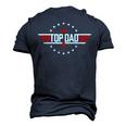 Fathers Day Top Pop Cool 80S 1980S Grandpa Dad Men's 3D T-Shirt Back Print Navy Blue