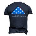 Folds Of Honor Fallen Military First Responders Patriotic Men's 3D T-Shirt Back Print Navy Blue
