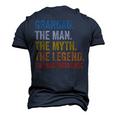 Grandad The Man The Myth The Legend The Bad Influence Men's 3D T-shirt Back Print Navy Blue