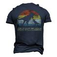 Great Unclesaurus T Rex Dinosaur Great Uncle Saurus Men's 3D T-Shirt Back Print Navy Blue