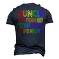 Guncle The Man Myth Bad Influence Gay Uncle Godfather Men's 3D T-Shirt Back Print Navy Blue