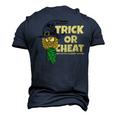 Halloween Trick Or Cheat Let Husband Watch Swingers Women Men's 3D T-Shirt Back Print Navy Blue