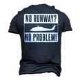 Helicopter Heli Pilot Aviation Military Men's 3D T-Shirt Back Print Navy Blue