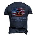 Irish Setter Best Dog Mom Ever Retro Usa American Flag Men's 3D T-shirt Back Print Navy Blue