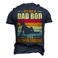 Its Not A Dad Bod Its A Father Figure Fathers Day Men's 3D T-Shirt Back Print Navy Blue