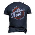 Its Not A Dad Bod Its A Father Figure Dad Joke Men's 3D T-Shirt Back Print Navy Blue