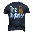 Labradoodle Dog Dad Dogfather Dogs Daddy Father Men's 3D T-Shirt Back Print Navy Blue