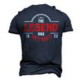The Legend Has Retired Retired Dad Senior Citizen Men's 3D T-shirt Back Print Navy Blue