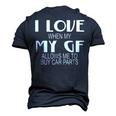 I Love My Girlfriend Allow Me Buy Car Parts Mechanic T Men's 3D T-Shirt Back Print Navy Blue