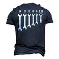 Mechanic Metal Worker Engineer Wrench 033 Beer Opener Men's 3D T-Shirt Back Print Navy Blue