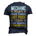 Mechanic Sarcastic Graphic Repair Shop Men's 3D T-Shirt Back Print Navy Blue