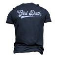 New Girl Dad Of Girls Daddy Fathers Day Men's 3D T-Shirt Back Print Navy Blue