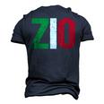 New Uncle T Italian Zio Italian American Uncles Men's 3D T-Shirt Back Print Navy Blue