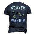Prayer Warrior Camouflage For Religious Christian Soldier Men's 3D T-Shirt Back Print Navy Blue