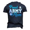 Proud Army Mom Military Mother Army Mom T Men's 3D T-Shirt Back Print Navy Blue