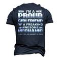 Im A Proud Girlfriend Of An Awesome Mechanic Men's 3D T-Shirt Back Print Navy Blue