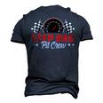 Race Car Birthday Party Racing Step Dad Pit Crew Men's 3D T-Shirt Back Print Navy Blue