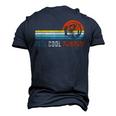 Reel Cool Pawpaw Fishing Dad Fathers Day Fisherman Men's 3D T-Shirt Back Print Navy Blue