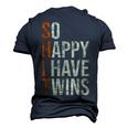 So Happy I Have Twins Twin Dad Father Mother Of Twins Men's 3D T-Shirt Back Print Navy Blue