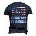 Thank You Military Veterans Veterans Day Men's 3D T-Shirt Back Print Navy Blue