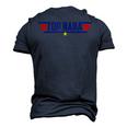 Top Nana Personalized 80S Dad Humor Movie Gun Men's 3D T-Shirt Back Print Navy Blue