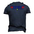 Top Opa Personalized 80S Dad Humor Movie Gun Men's 3D T-Shirt Back Print Navy Blue