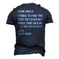 I Tried To Find The Best Uncle Mens Men's 3D T-Shirt Back Print Navy Blue