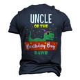 Uncle Dinosaur Hilarious Birthday Boy Uncle Men's 3D T-Shirt Back Print Navy Blue