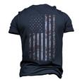 Usa Camouflage Flag For Men Fathers Day Camo Flag Men's 3D T-Shirt Back Print Navy Blue