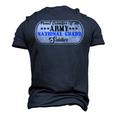Usa Proud Army National Guard Grandpa Soldier Men's 3D T-Shirt Back Print Navy Blue