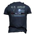 Vintage Afghanistan Veteran Us Army Military Men's 3D T-Shirt Back Print Navy Blue