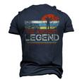 Vintage Dad The Man The Myth The Archery Legend Father Day Men's 3D T-shirt Back Print Navy Blue