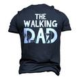 The Walking Dad Son Father Papa Daddy Stepdad Fatherhood Men's 3D T-Shirt Back Print Navy Blue