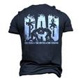 Wrestling Dad The Man The Myth The Legend For Men Men's 3D T-shirt Back Print Navy Blue